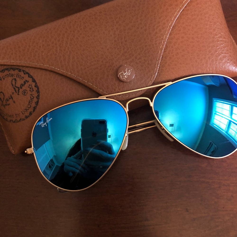 Ray-Ban Aviator Flash Lenses Gold